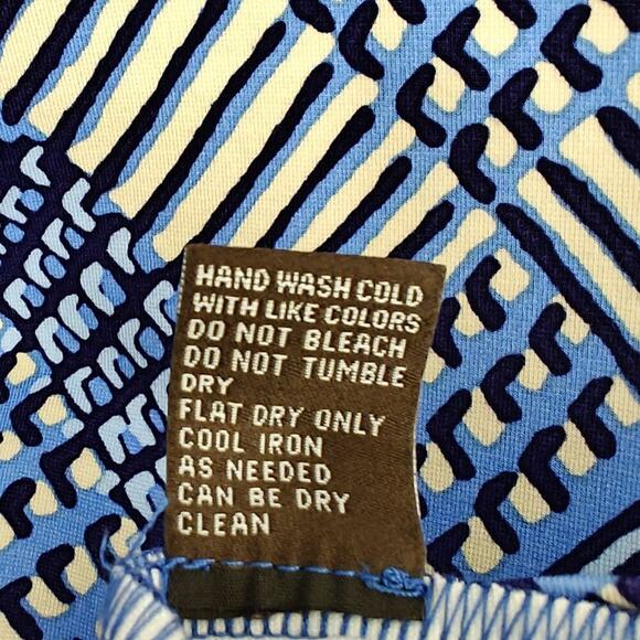 J. McLaughlin Devon Mini Micro Plaid Sheath Dress Size Small Navy Blue Tan NWT - Picture 7 of 8